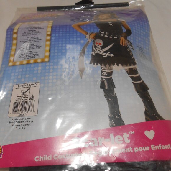 NEW FORUM GIRLS SIZE LG 12-14 DRAMA QUEENS SCAR-LET HALLOWEEN COSTUME DRESS πΈπ - Picture 6 of 9